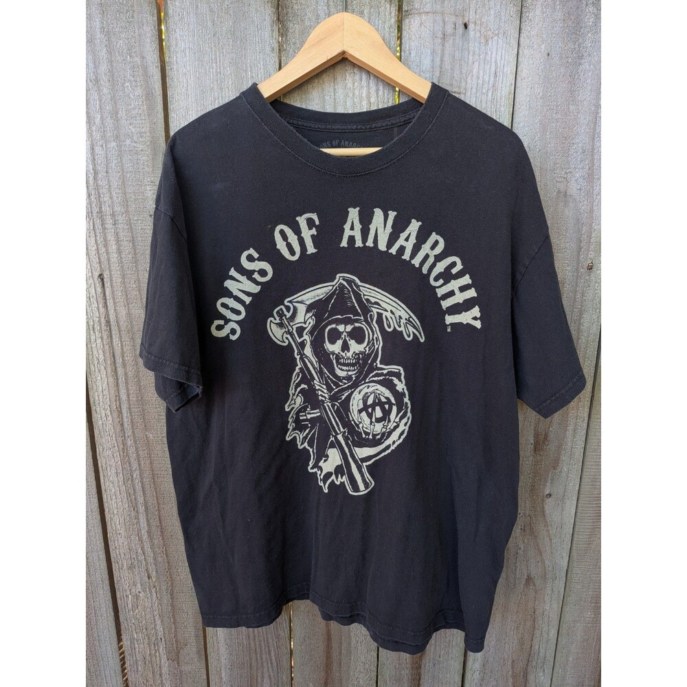 Sons of Anarchy T Shirt Black Short Sleeve XL